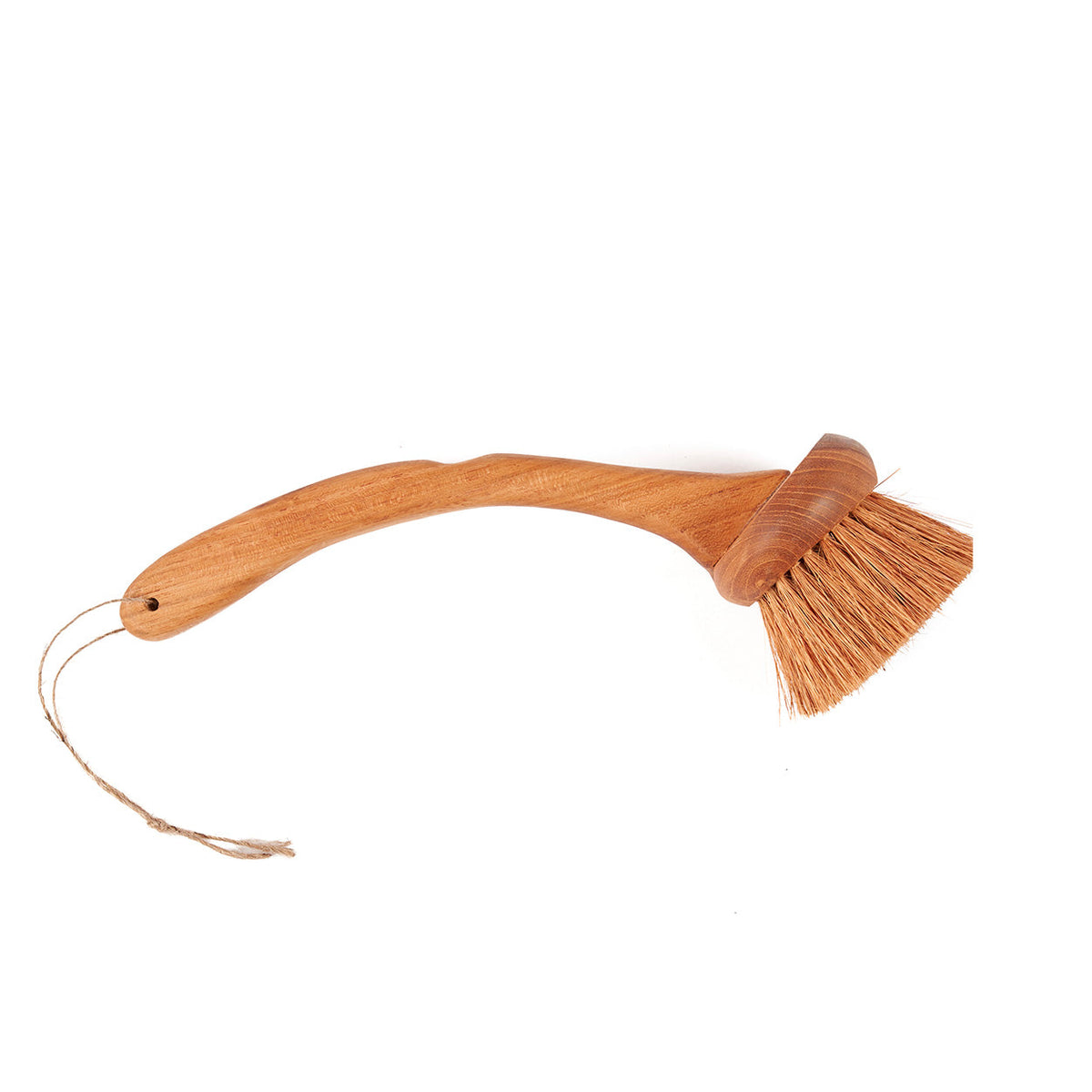 Brosse à main en teck naturel 8cm Naan - Bazar Bizar