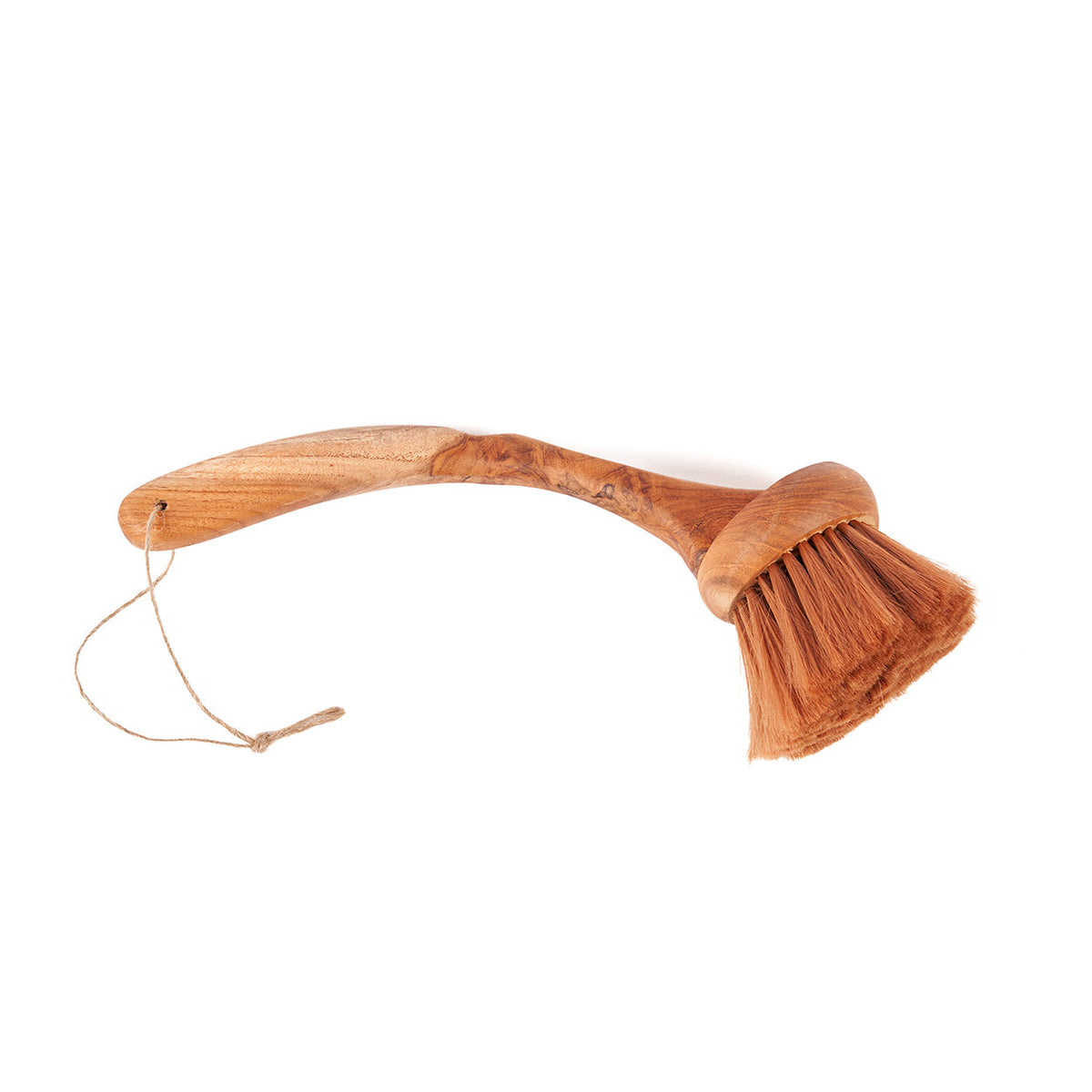 Brosse à main en teck naturel 8cm Hatra - Bazar Bizar