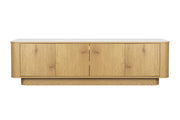 Buffet en bois de chêne 180x40x50cm Oréa - The Cool Republic