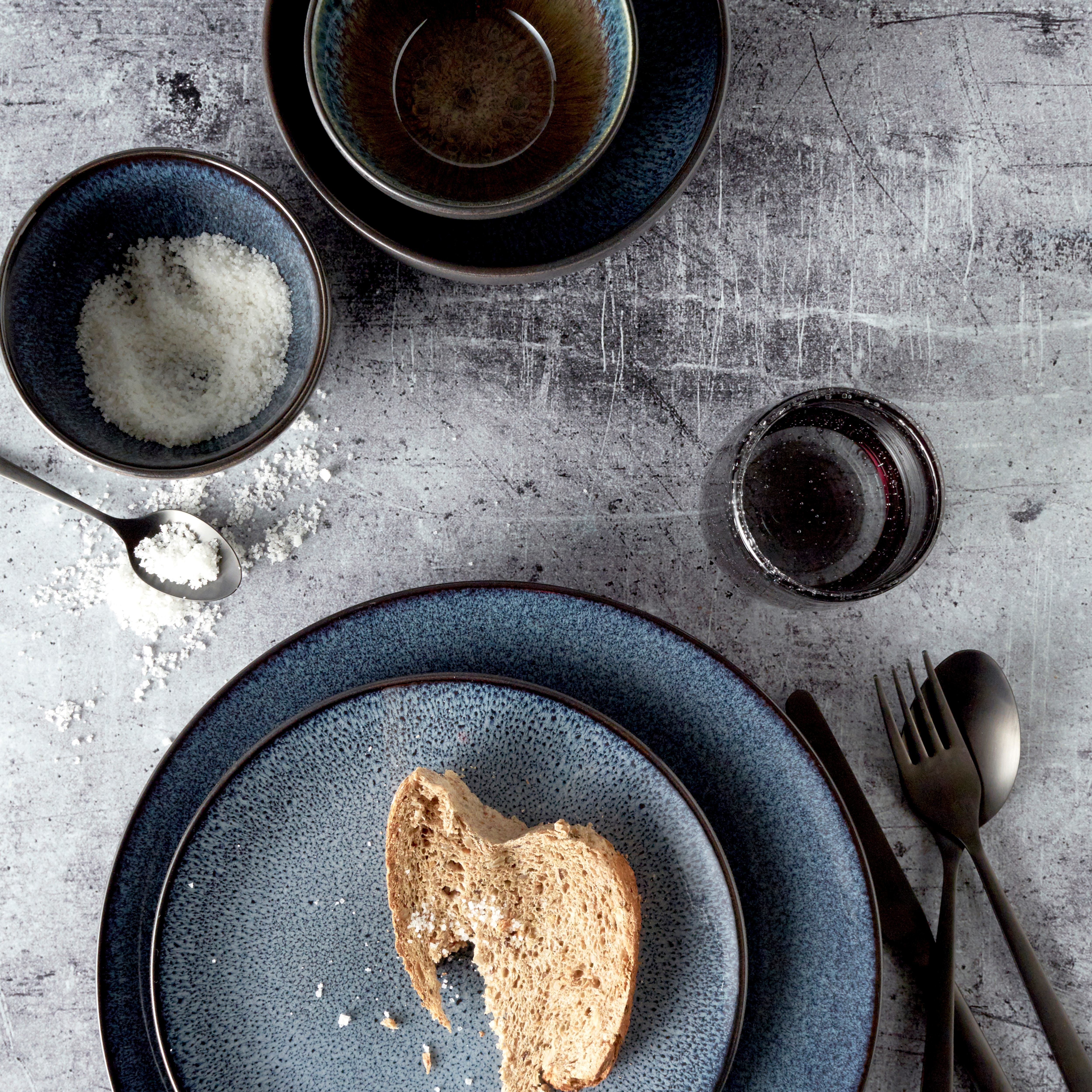 Bol en faïence bleu Mirha - Pomax — 107352.jpg