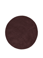 Tappeto rotondo in lana tufted marrone 240 cm Stille - Ferm Living
