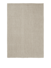 Tappeto rettangolare in lana filata e cotone beige 200 x 300 cm Seifa - Ferm Living
