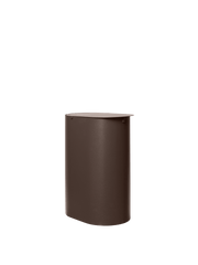 Cestino per rifiuti in acciaio marrone scuro 36 cm Enkel - Ferm Living