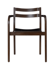 Chair with armrests in dark beech Boda - Ferm Living