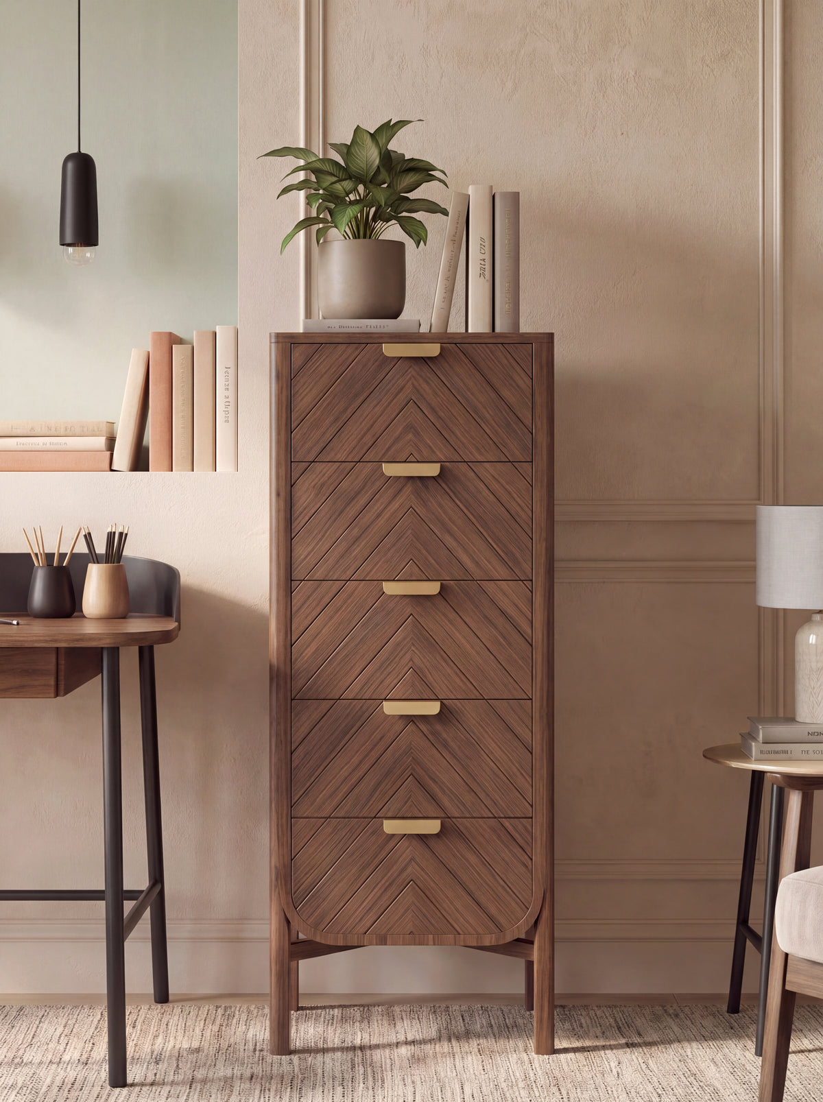 Brown chiffonier Marius - Hartô