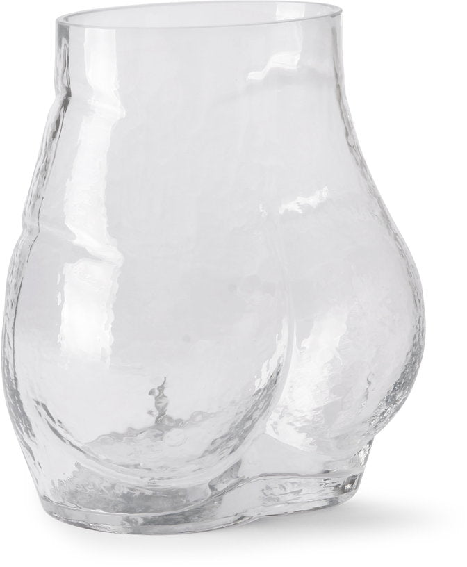 Vase en verre transparent 20x20x23cm Bum - HKliving