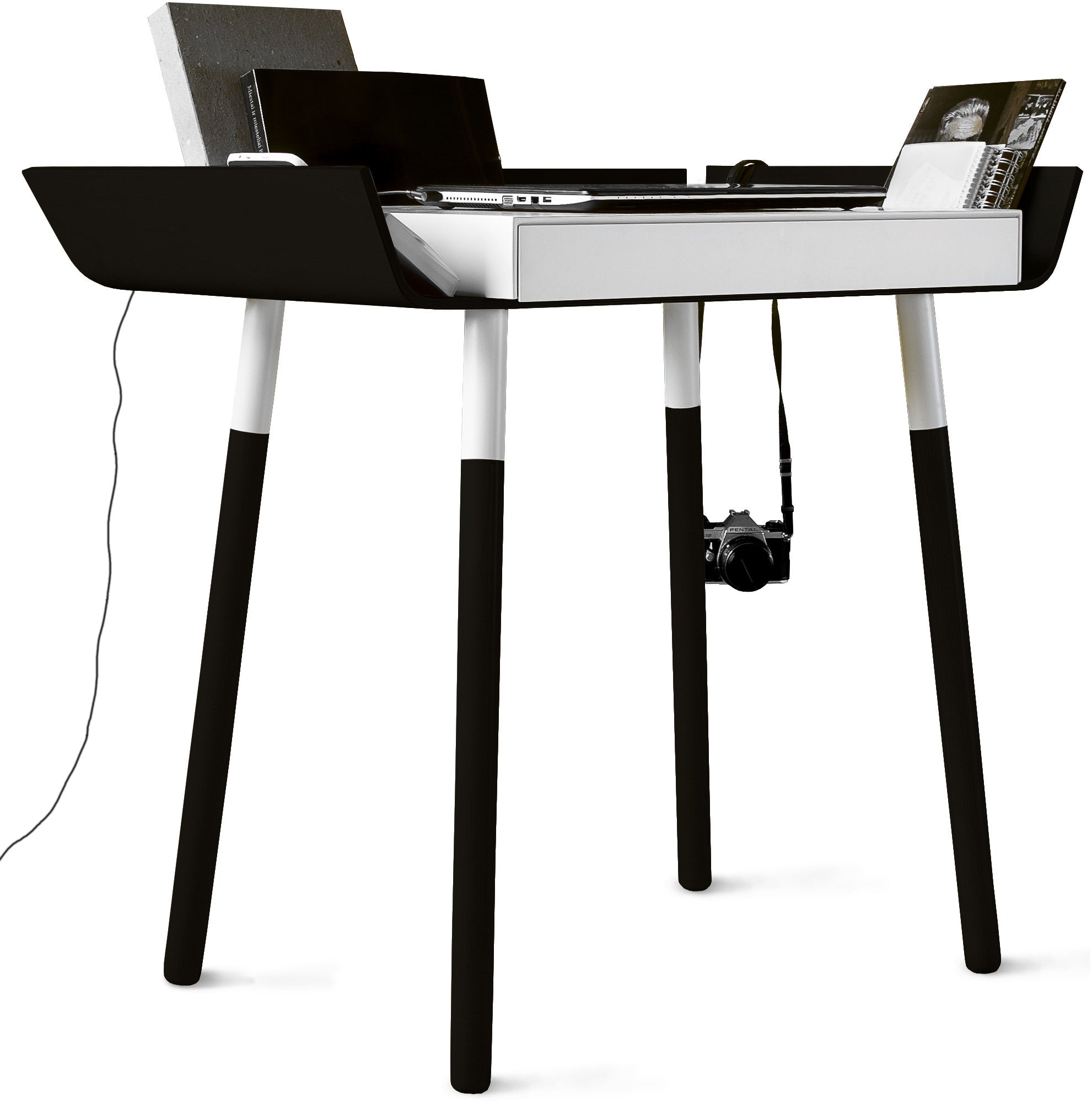 Bureau 1 tiroir noir My Writing Desk - Emko