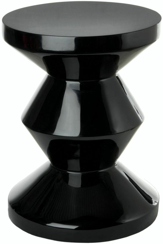 tabouret-noir-laque-zig-zag-pols-potten-1