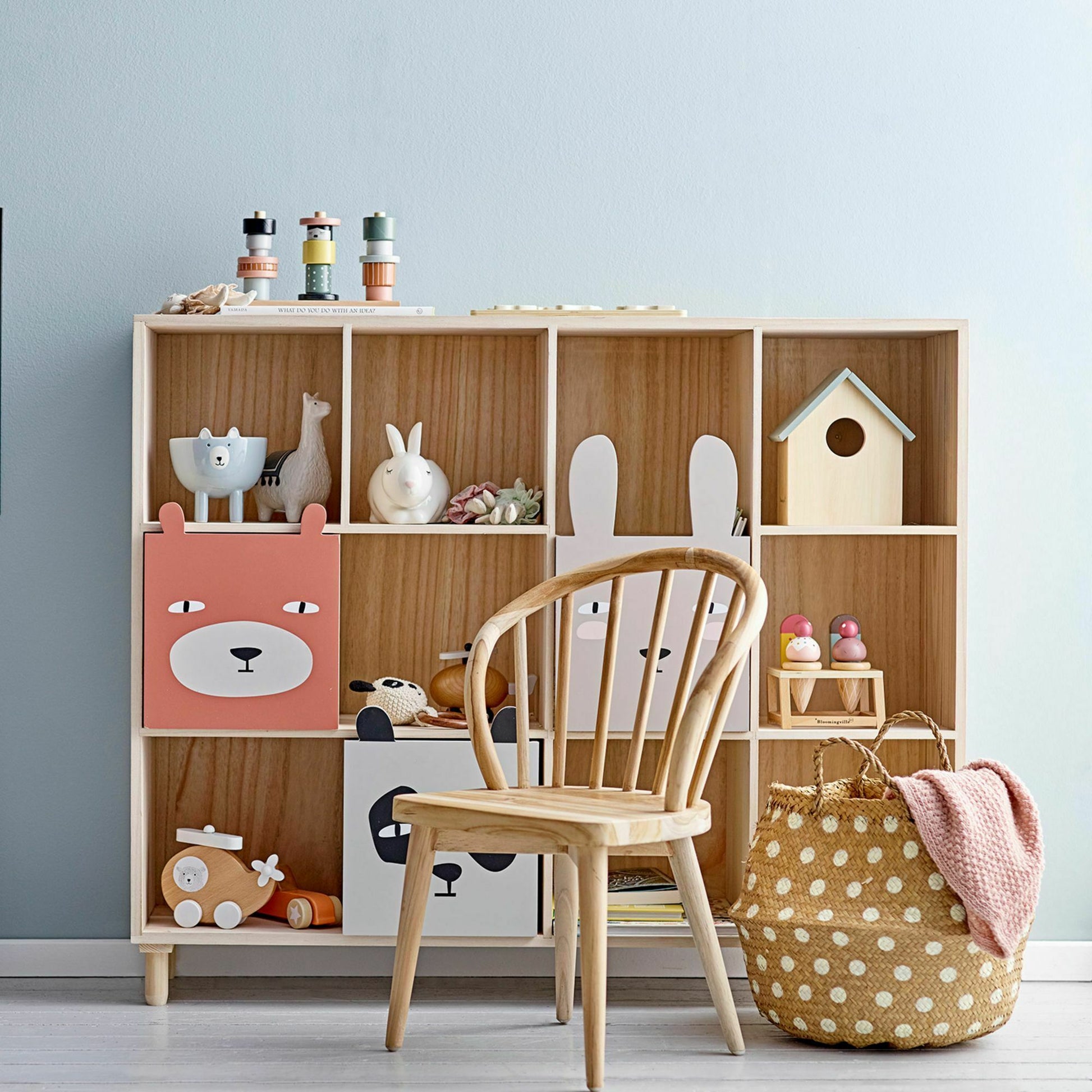 Bibliothèque pour enfant en bois Calle - Bloomingville mini — 160660.jpg