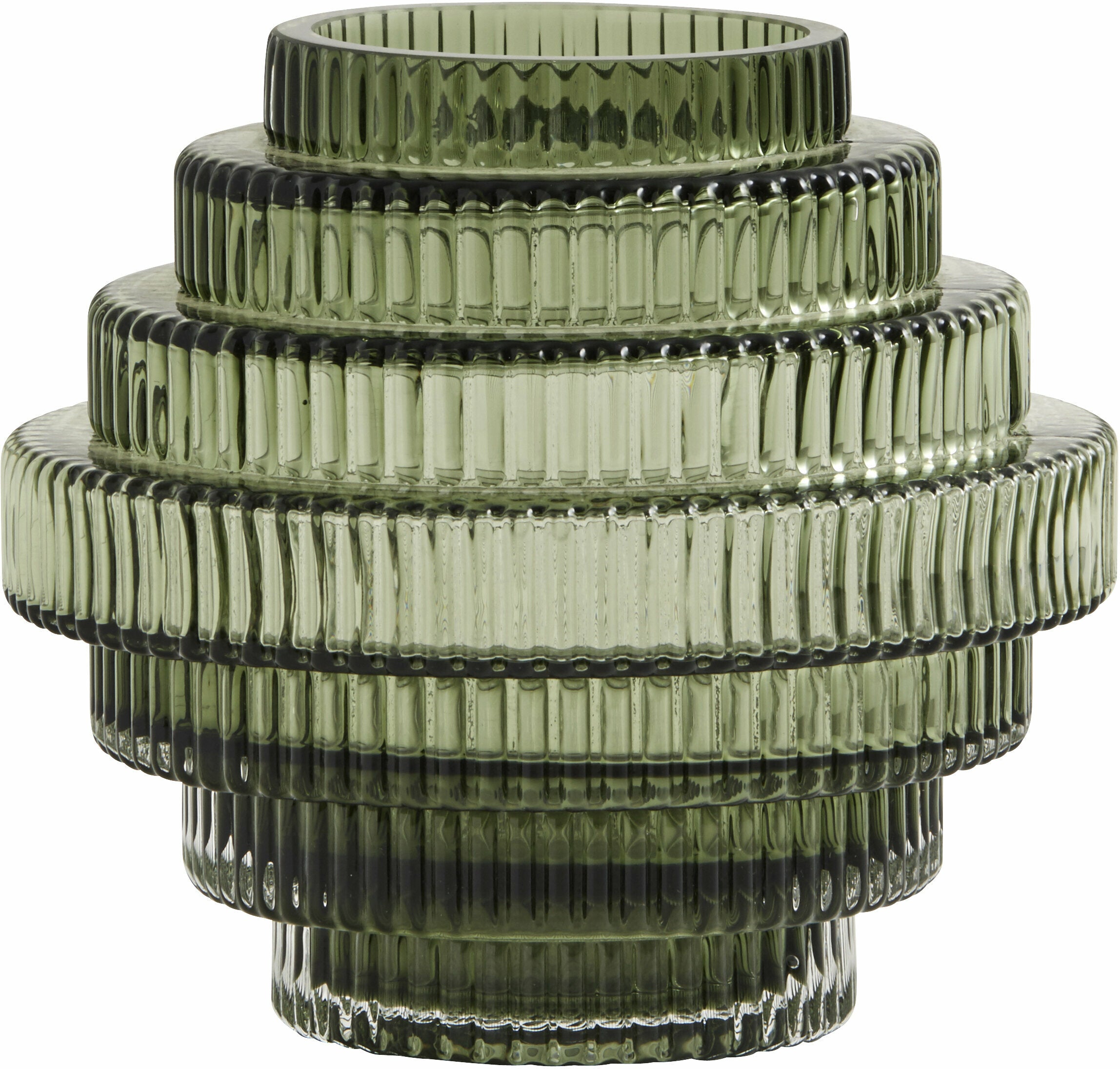 Vase en verre vert S Rill - Nordal — 161289.jpg