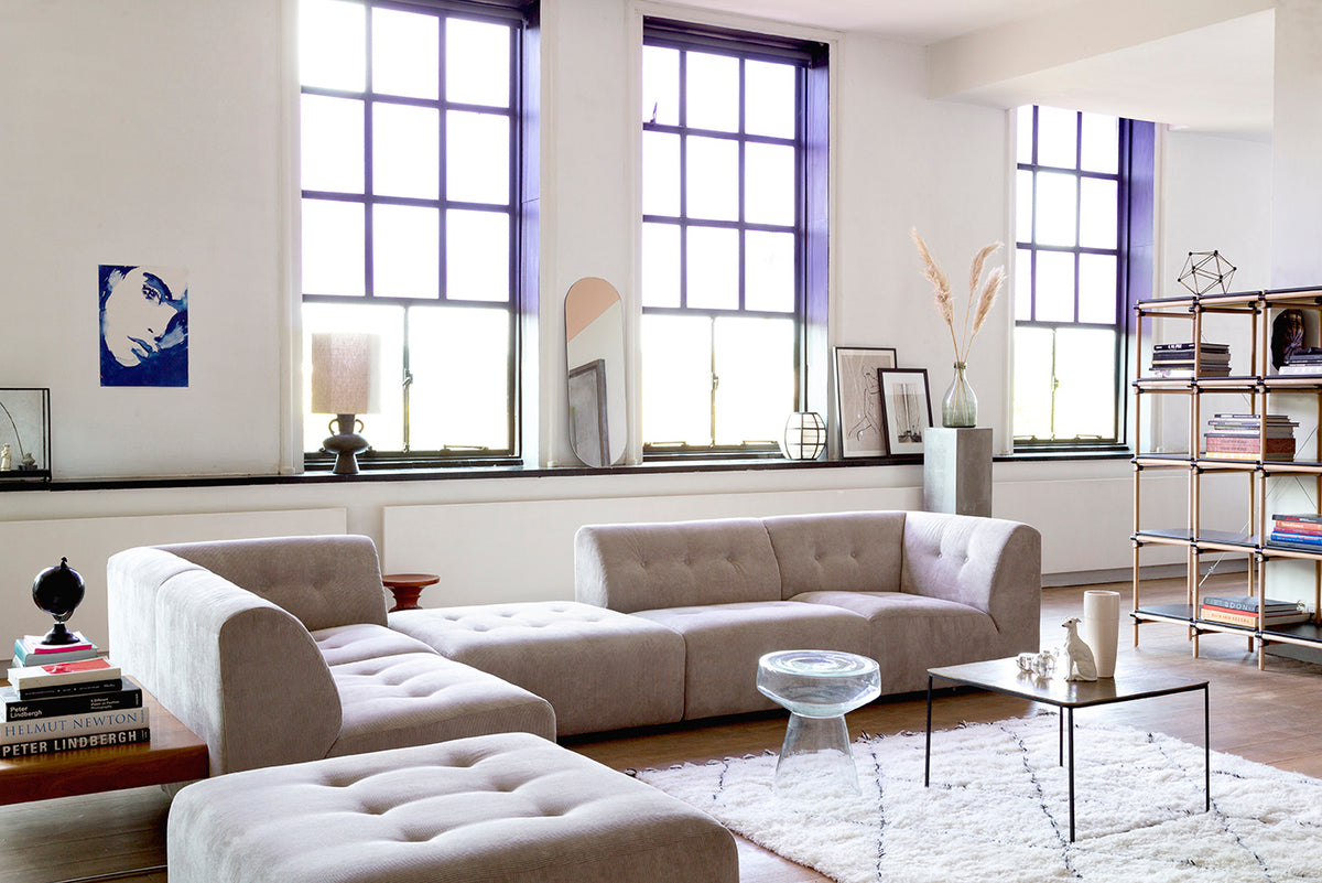 Cream corduroy modul Vint - Hkliving
