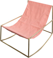 Schaukelstuhl / Messing / Rosa - valerie_objects