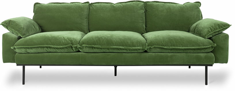 canape-3-places-en-velours-vert-retro-hkliving-1