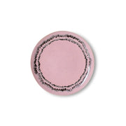 2 Assiettes à dessert rondes en grès rose 17,5cm Vaisselle 70s - HKLiving - The Cool Republic
