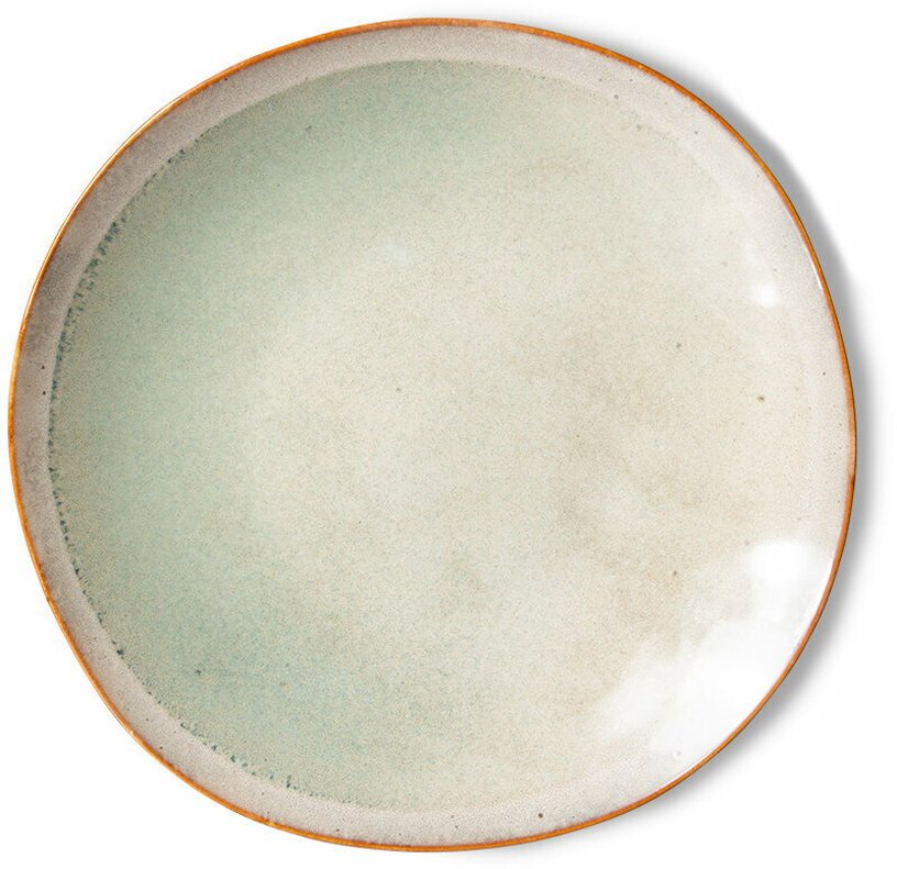 2 Assiettes en céramique 22 cm Mist Vaisselle 70's - Hkliving - The Cool Republic