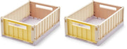 2 boîtes de rangement en polypropylène jojoba S Weston - Liewood - The Cool Republic
