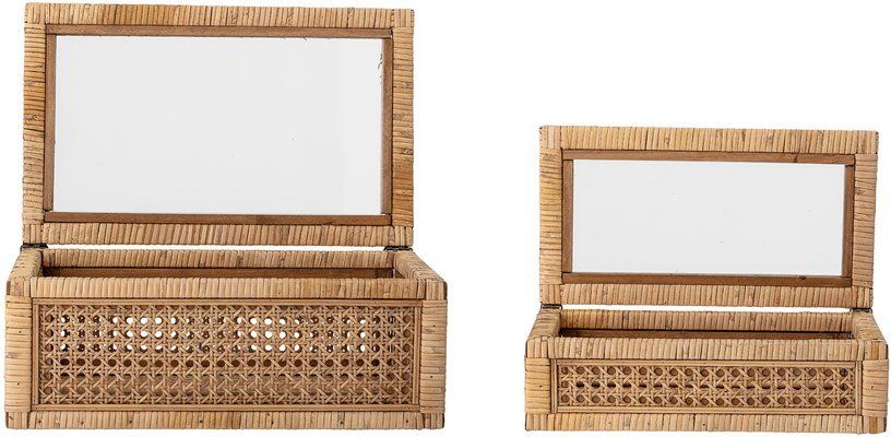 2 Boites de rangement en rotin - Bloomingville - The Cool Republic
