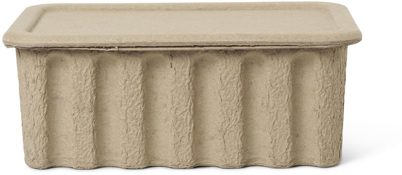 2 Boites de rangement M avec couvercle Paper Pulp - Ferm Living - The Cool Republic
