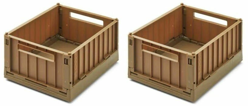 2 Boîtes de rangement Pecan S Weston - Liewood - The Cool Republic