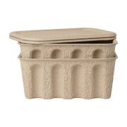 2 Boites de rangement S avec couvercle Paper Pulp - Ferm Living - The Cool Republic
