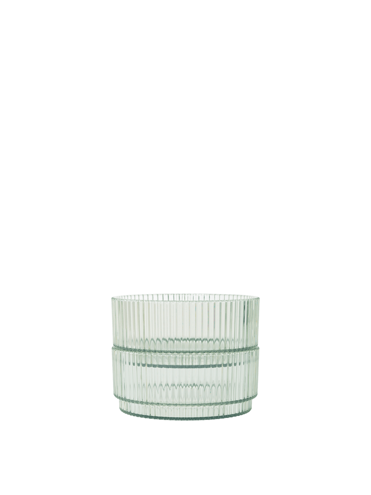 2 Bols en plastique transparent vert10,5 x 4,5 cm Ripple - Ferm Living - The Cool Republic