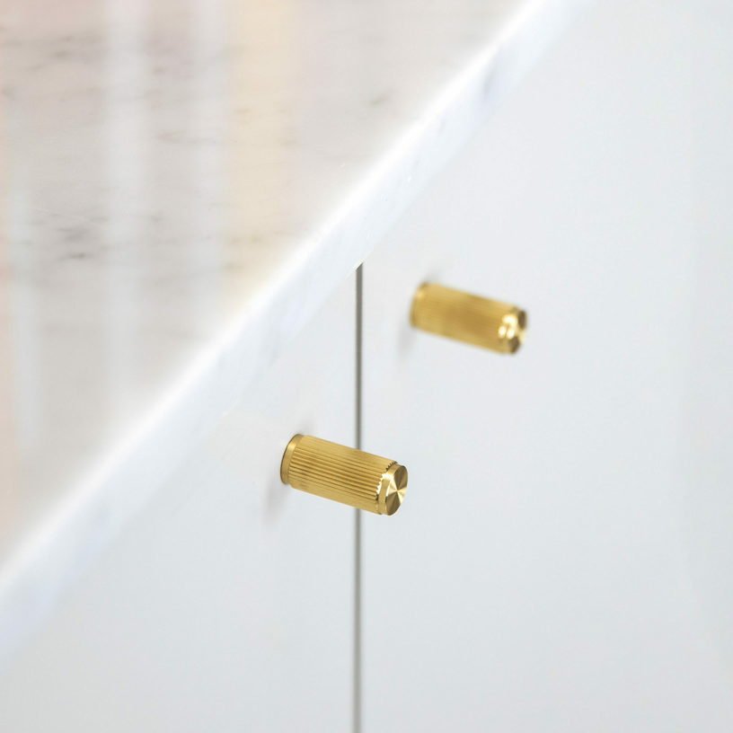 2 Boutons de meuble en laiton Linear - Buster+Punch - The Cool Republic