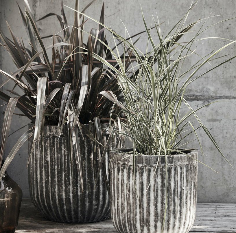 2 Cache - pot à motifs marrons - House Doctor - The Cool Republic