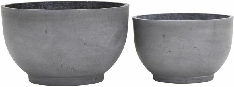 2 Cache - pot arrondis en béton - House Doctor - The Cool Republic