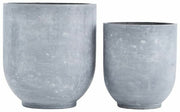 2 Cache - pots arrondis en béton gris - House Doctor - The Cool Republic