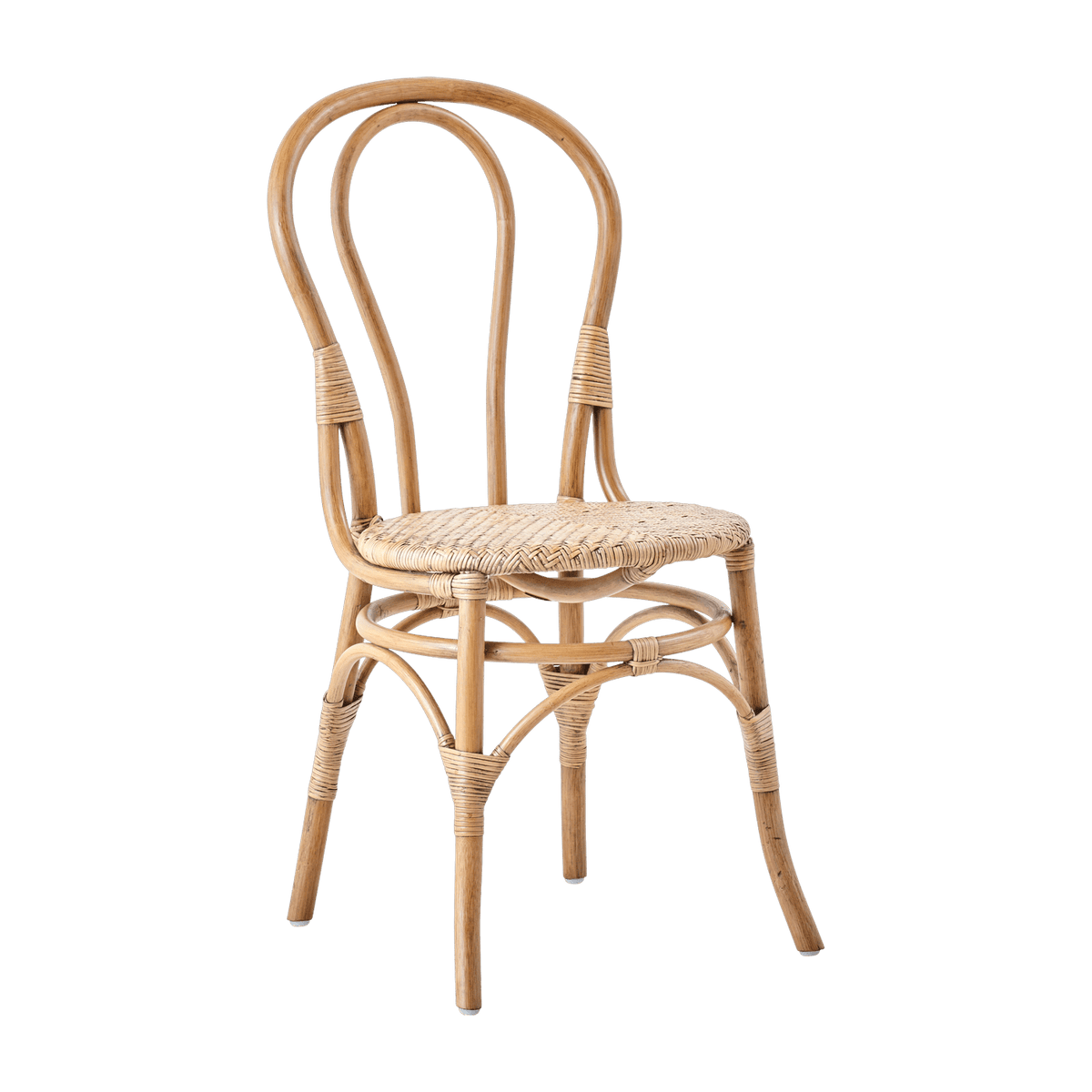 2 Chaises de bistrot rotin naturel Lulu - Sika Design - The Cool Republic