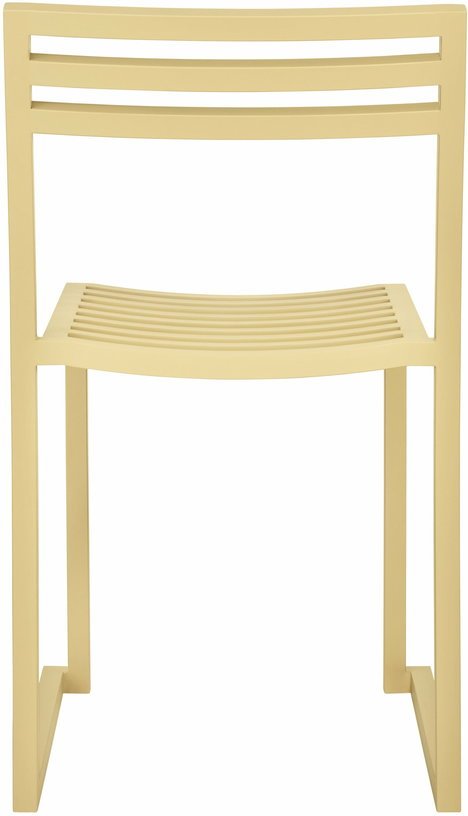 2 Chaises en acier beige mat Chop - Hem - The Cool Republic
