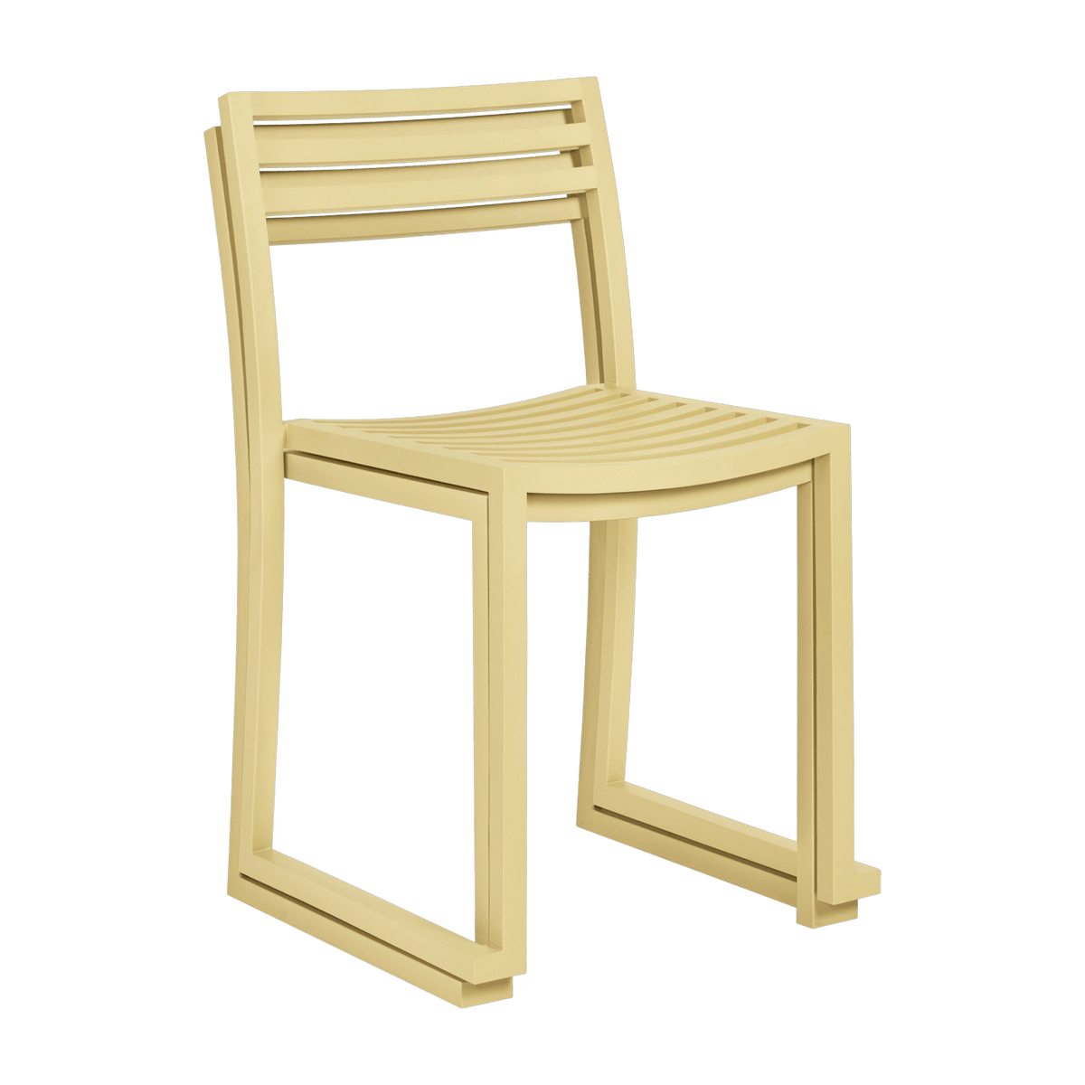 2 Chaises en acier beige mat Chop - Hem - The Cool Republic