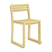 2 Chaises en acier beige mat Chop - Hem - The Cool Republic
