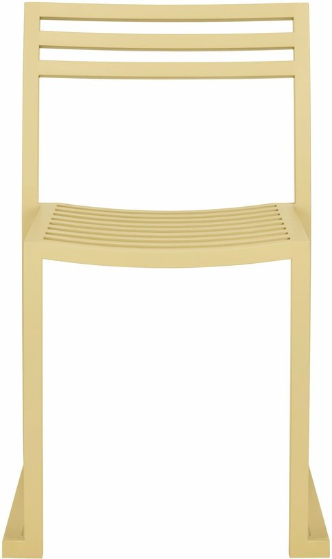 2 Chaises en acier beige mat Chop - Hem - The Cool Republic