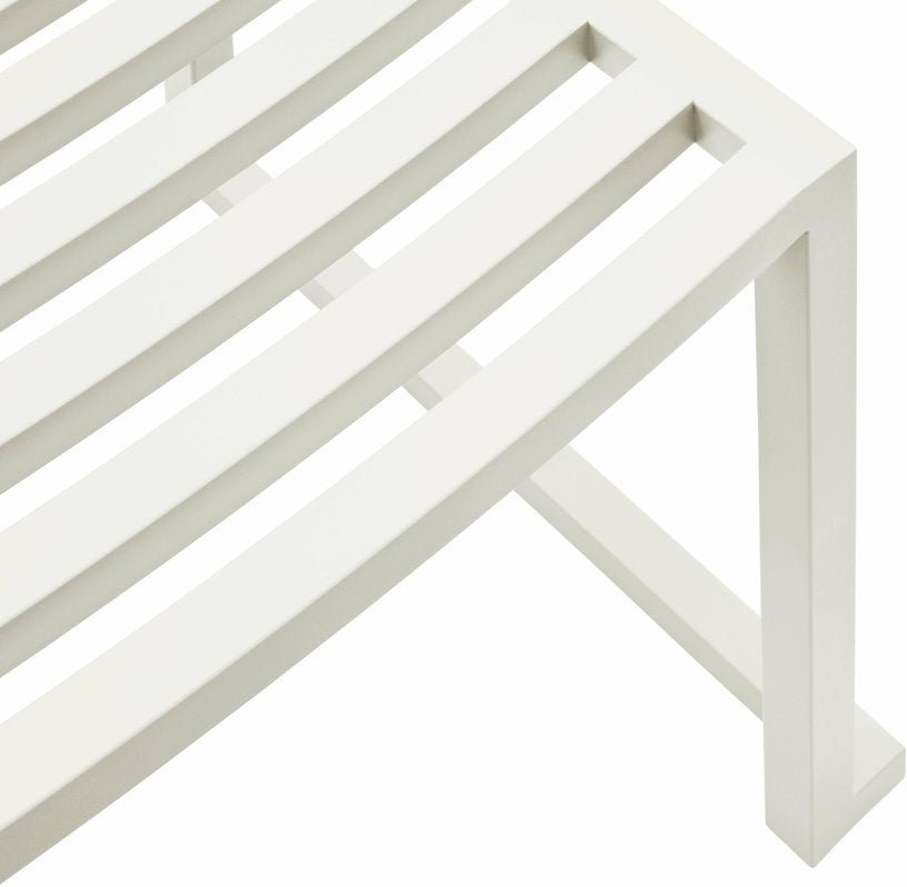2 Chaises en acier gris blanc mat Chop - Hem - The Cool Republic
