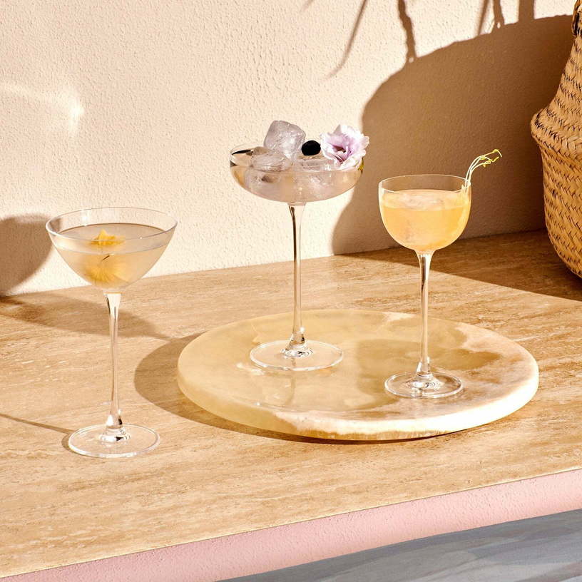 2 Coupes de champagne en cristal sans plomb Savage - Nude Glass - The Cool Republic