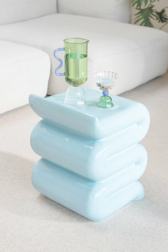 2 Coupes en verre vert Tulip - &Klevering - The Cool Republic