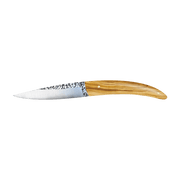2 Couteaux de table en bois d'olivier et inox Z40 21,5 cm Amaury - Atelier Miguel - The Cool Republic