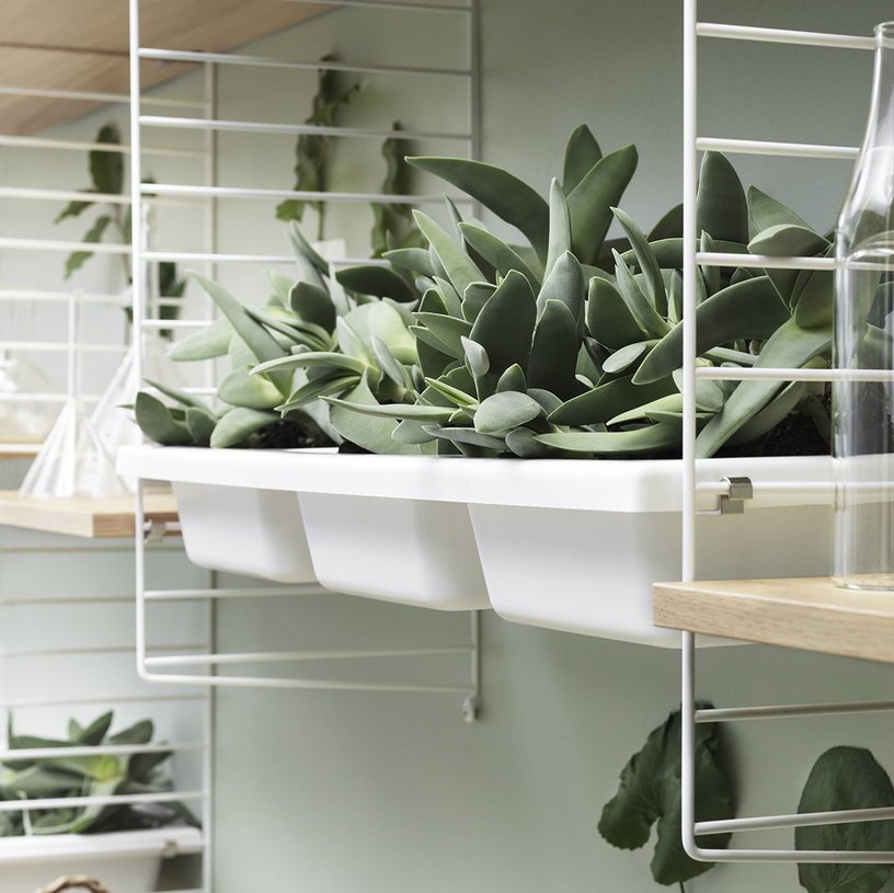 2 Montants blancs à fixer 30x75 cm - String furniture - The Cool Republic