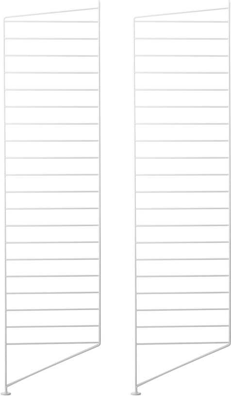 2 Montants blancs à poser 30x115 cm - String furniture - The Cool Republic