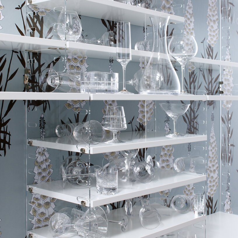 2 montants muraux en plastique 100% recyclé 75 x 30 cm - String furniture - The Cool Republic