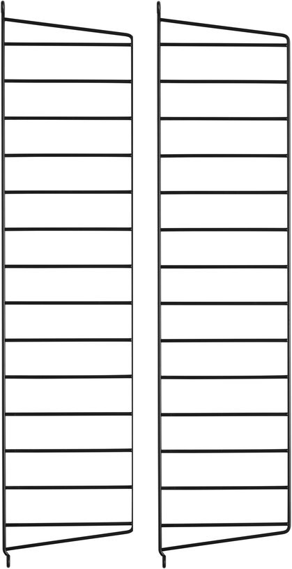 2 Montants noirs à fixer 20x75 cm - String furniture - The Cool Republic