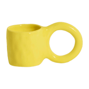 2 mugs à expresso en faïence citron 6 cm Donut - Petite Friture - The Cool Republic