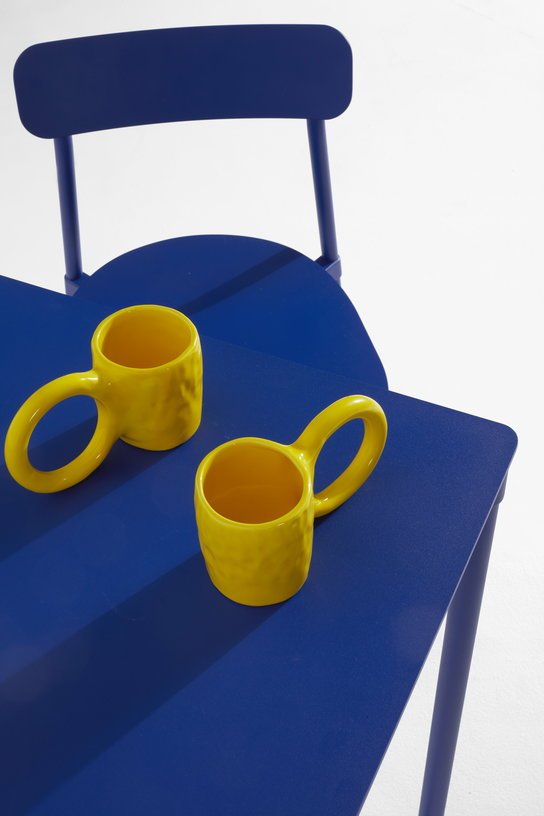 2 mugs à expresso en faïence citron 6 cm Donut - Petite Friture - The Cool Republic