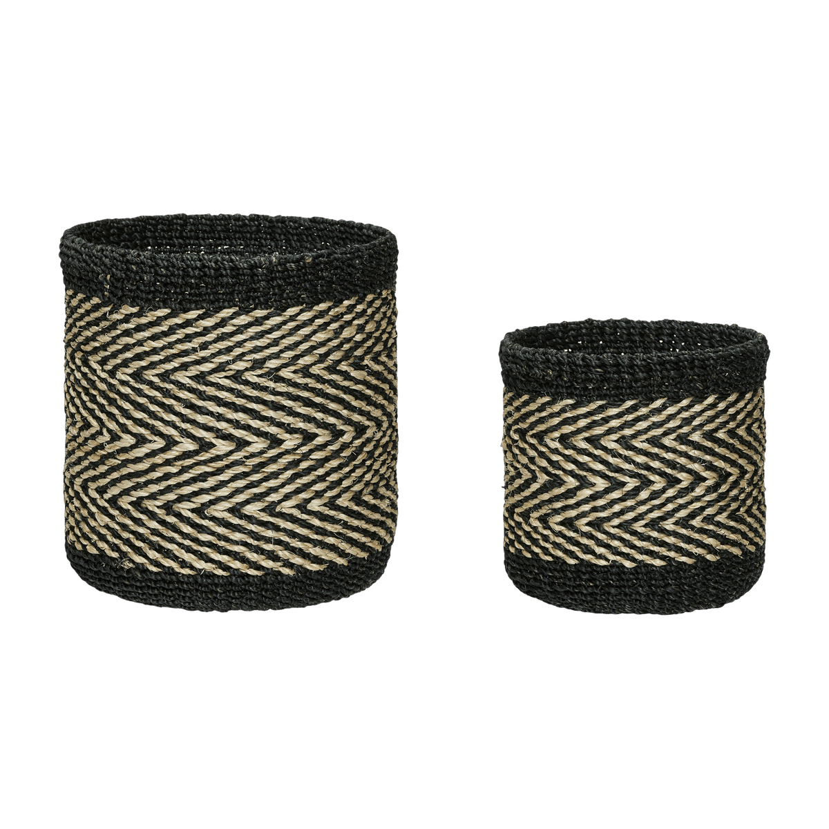 Criss Cross Baskets (Set Of 2) - Hübsch - The Cool Republic