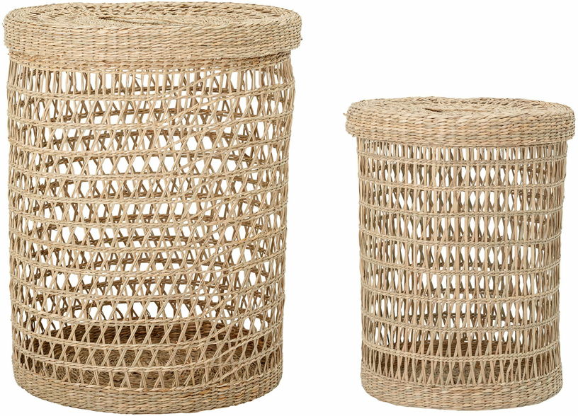 2 Paniers en algues tressées Connie - Bloomingville - The Cool Republic
