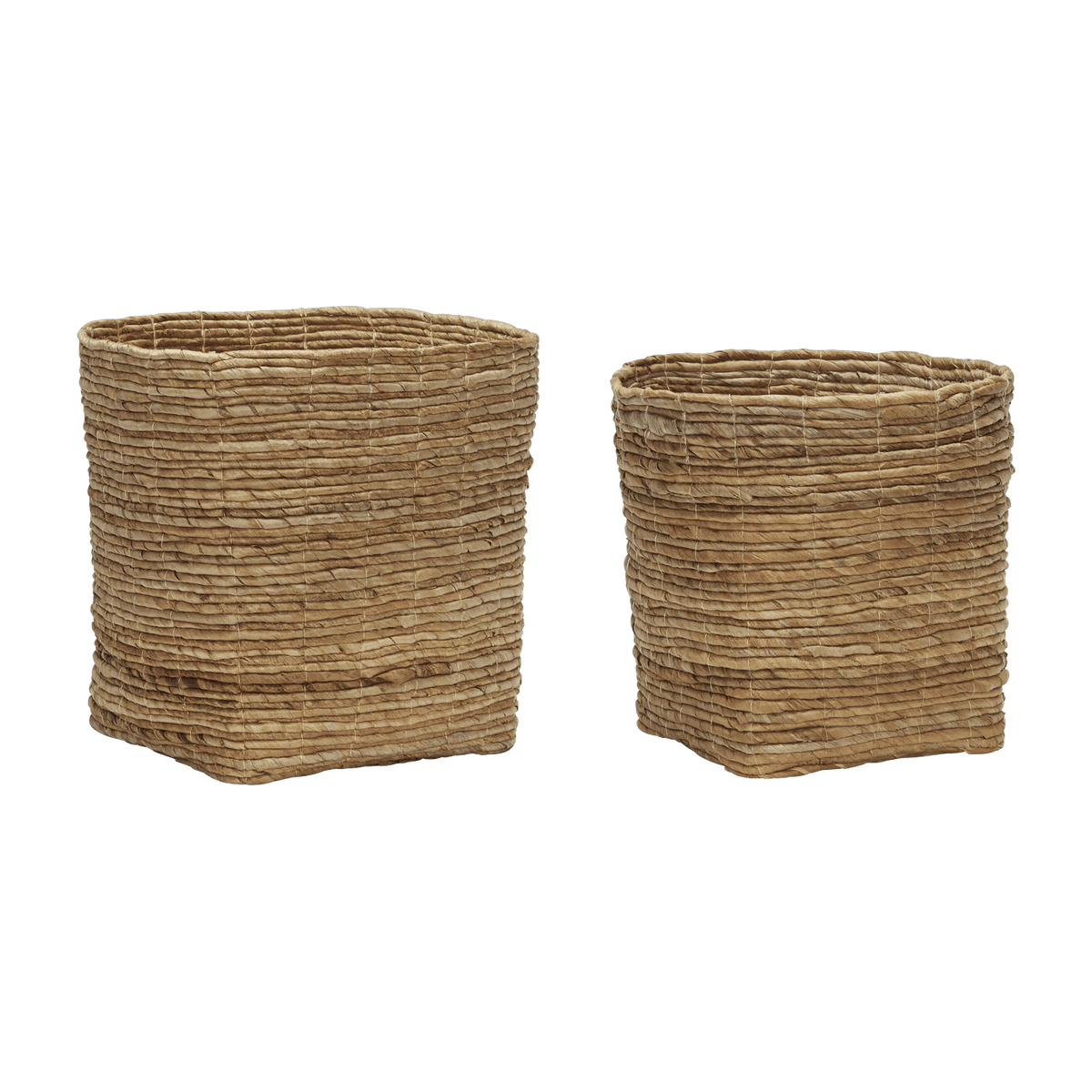 2 Paniers en écorce de banane Gentle- Hübsch - The Cool Republic