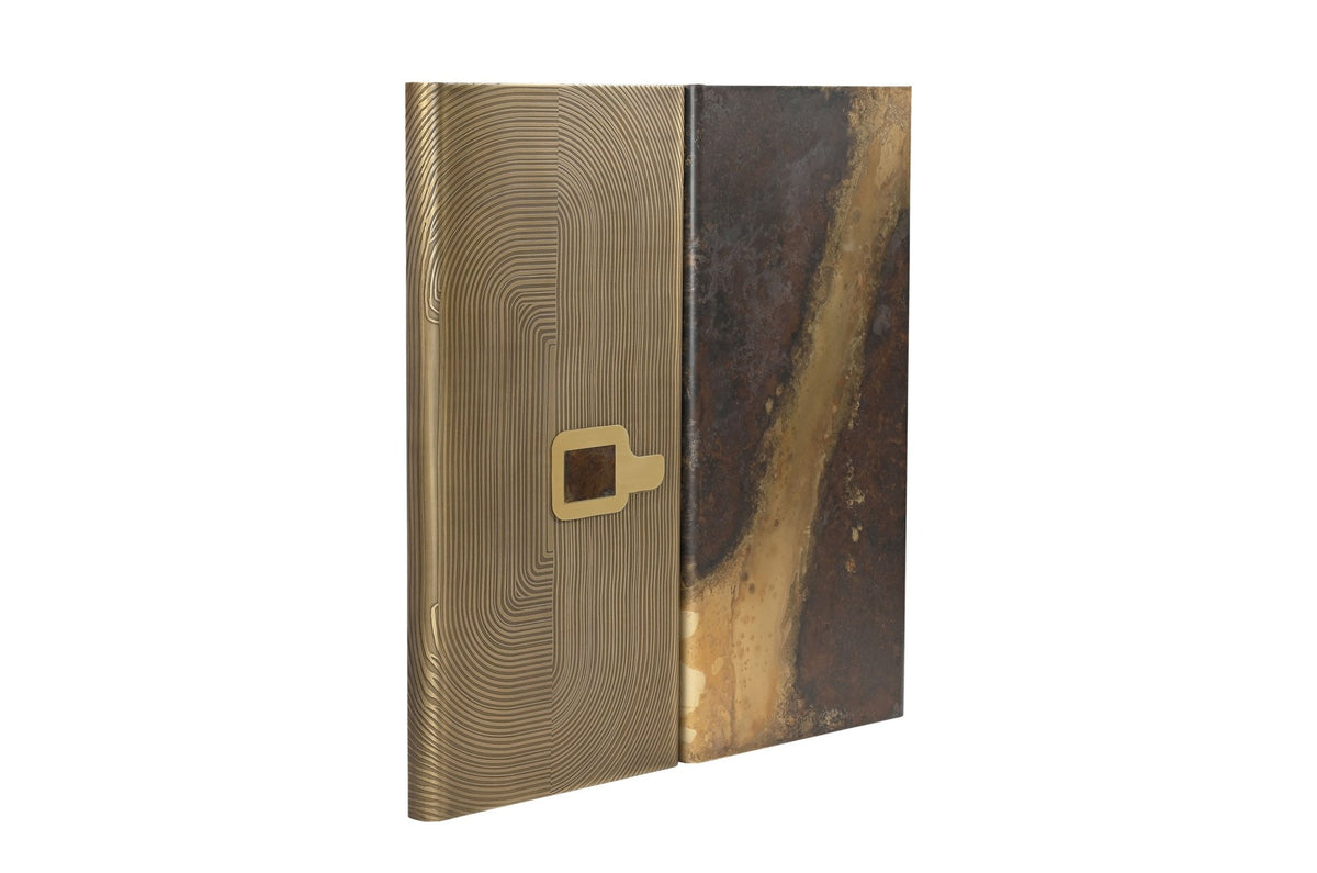 2 panneaux muraux en acier 103x12,5x101,5cm Course - Versmissen - The Cool Republic
