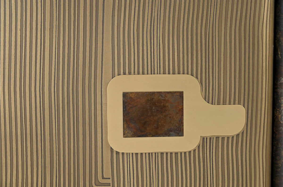 2 panneaux muraux en acier 103x12,5x101,5cm Course - Versmissen - The Cool Republic