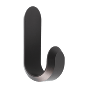 2 patères en aluminium marron Curve Matt brown - Normann Copenhagen - The Cool Republic